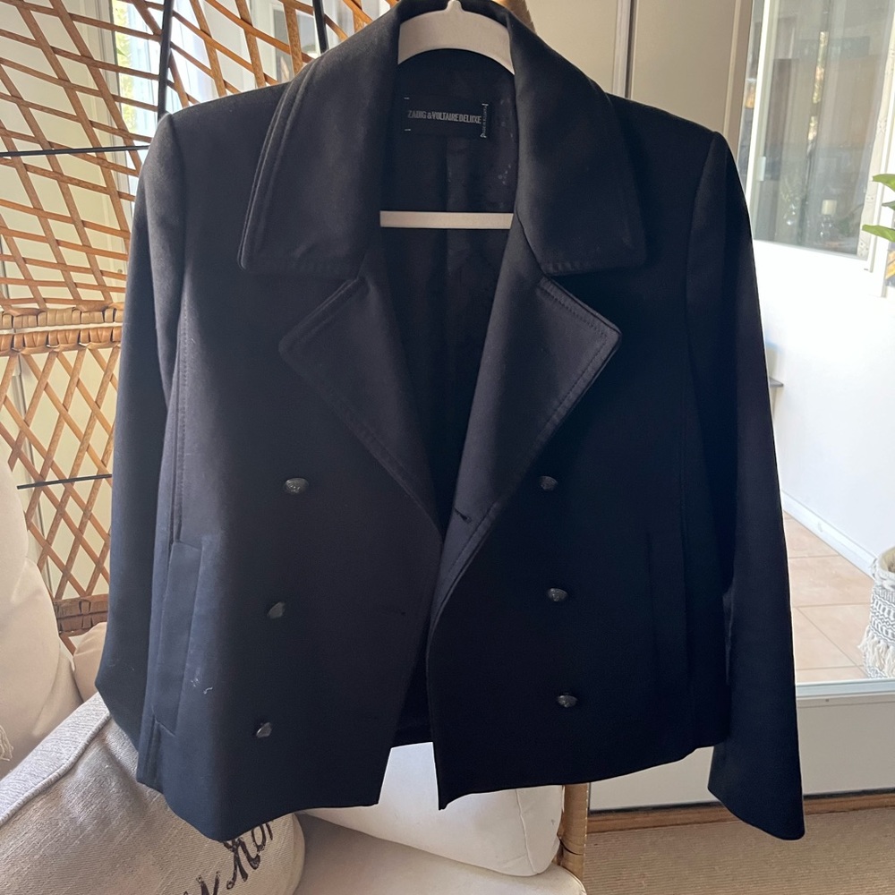 Zadig and Voltaire deluxe double breasted jacket